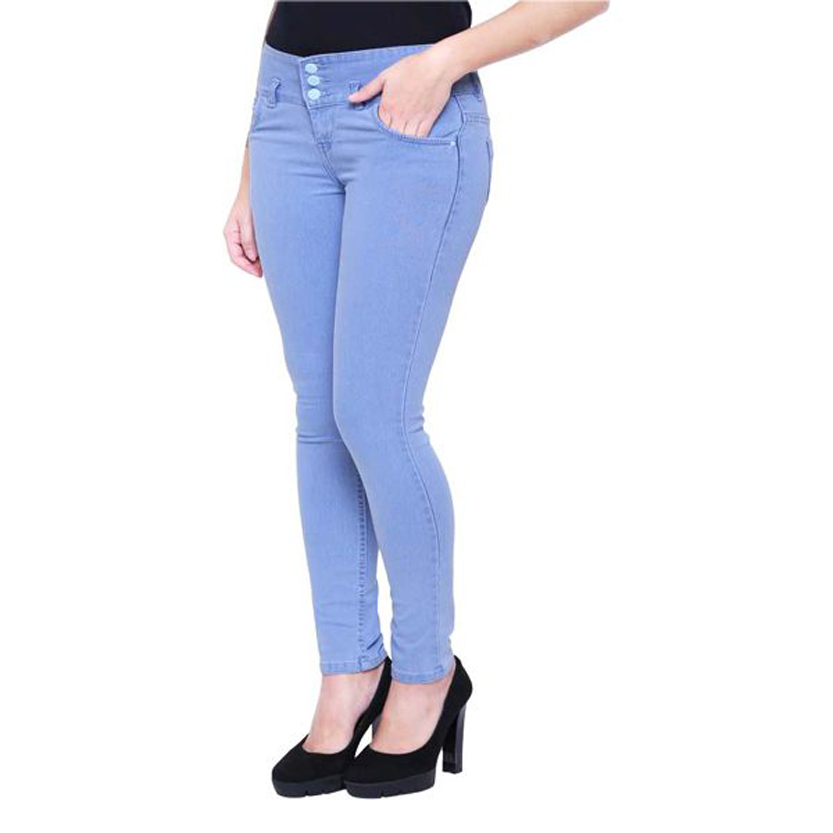 Distress Light Blue Baggy Fit Jeans – Offduty India