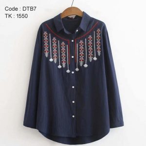 Embroidered Cotton Shirt